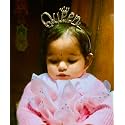 SkyShot made in india beautiful birthday Queen Girl tiara Crown Princess meatal Headband for Girls Baby Teens Etc.
