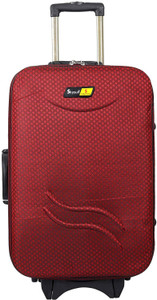 Skysun Antiscratch Polyester Check-in Hard Suitcase with