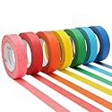 skytogether Colored Masking Tape, 1 Inch Wide x 45 Yards, 7 Rolls