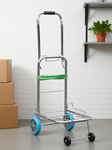 skyzone 4 wheel portable folding small cart luggage cart trolley luggage trolley