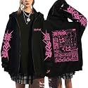 SKZ Zip Up Hoodie Women Felix Hyunjin Bangchan Y2K Fall Oversize Sweatshirt