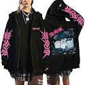 SKZ Zip Up Hoodie Women Felix Hyunjin Bangchan Y2K Fall Oversize Sweatshirt