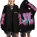 SKZ Zip Up Hoodie Women Felix Hyunjin Bangchan Y2K Fall Oversize Sweatshirt