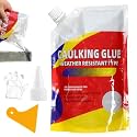 Slab Concrete Crack Repair Sealant, Waterproof Caulking Glue, Quick-Drying Sealing Adhesive (1pack*500g)