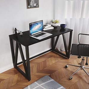 the a table engineered wood study table laptop computer table desk for home amp office black