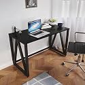 The A Table Engineered Wood Study Table, Laptop, Computer Table Desk for Home &amp; Office (Black)