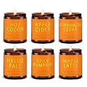 slashome Fall Candles Set, 6 Pack 42oz Soy Wax, Autumn Gifts for Women Men