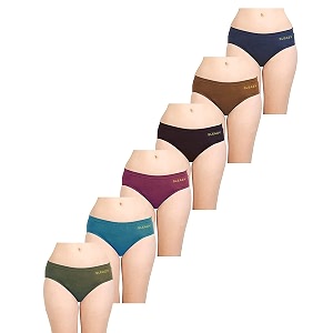 SLEAZY Cotton Women Panty Pack of 6