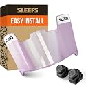 SLEEFS Clear Football Visor for Helmet - Professional Football Visor - Face &amp; Eye Shield - Fits Youth &amp; Adult Helmets - Includes Quick Visor Clips for Easy Installation