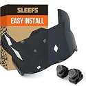 SLEEFS Clear Football Visor for Helmet - Professional Football Visor - Face &amp; Eye Shield - Fits Youth &amp; Adult Helmets - Includes Quick Visor Clips for Easy Installation