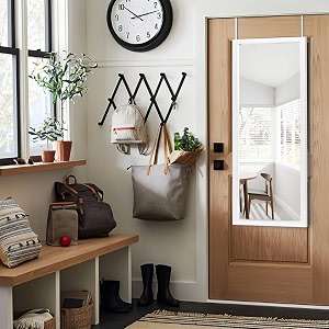Sleek Frame Door Mirror - Rectangle Wall