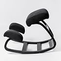 Sleekform Austin Kneeling Chair (Black) - Rocking Balancing Stool, Posture