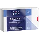 Sleep Aid & Jet Lag Support for Travel | Valerian Root Extract, Melatonin 5 mg & Magnesium | Natural Sleep Supplement for Adults | Travel Essentials | Sleep Well | 30 Vegan Caps
