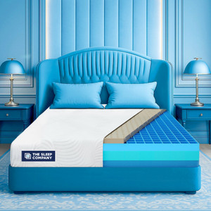 the sleep company smartgrid luxe- soft luxury comfort with plush feel 10 inch king high density hd foam mattress