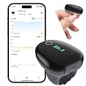 HealthTree JKS50G Sleep O2Ring Recording Pulse Oximeter Continuous Blood Oxygen Saturation & Pulse Rate Overnight, Bluetooth Wearable Sleep Tracking Ring, Export Sleep Report & Raw Data