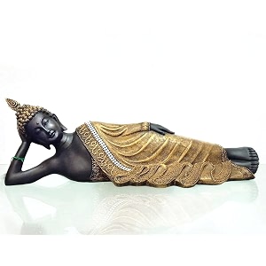 Sleeping Buddha Statue for Home Decor Resin