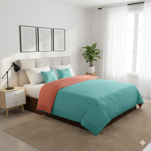 sleepora solid double comforter for  heavy winter