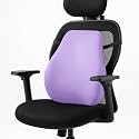 Sleepsia Back Support for Office Chair with 1 Year Warranty Lumbar Support Pillow for Office Chair for Back Pain, Car Seat, Memory Foam (Lavender Lumbar Back Support (Memory Foam))