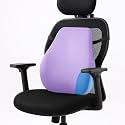 Sleepsia Back Support for Office Chair with 1 Year Warranty Lumbar Support Pillow for Office Chair for Back Pain, Car Seat, Memory Foam (Lavender Lumbar Back Support (Gel Infused))
