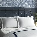 Sleepsia Microfiber Bed Pillow for Sleeping | Down Alternative Ultrasoft Cotton Washable Pillow | Soft Pillow (Hotel White Pack of 2) 16X24