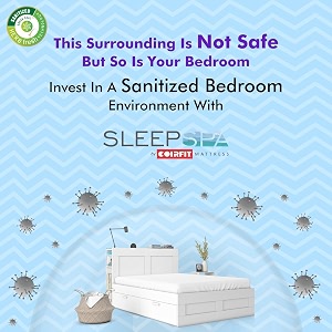 sleepspa by coirfit 3-zone responsive cooling crystal tech 5 inch king memory foam mattress 80x70 inch temperature regulating orthopedic bed mattress for body support 11 year warranty