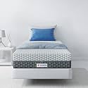 Sleepwell Dual PRO Profiled Foam Reversible 5-inch Single Bed Size, Gentle and Firm, Triple Layered Anti Sag Foam Mattress (Grey, 72x47x5)
