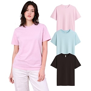 SLEEPY NUTS Womens Plain Round Neck Regular