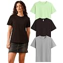 SLEEPY NUTS Women39s Plain Round Neck Regular
