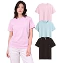 SLEEPY NUTS Women39s Plain Round Neck Regular