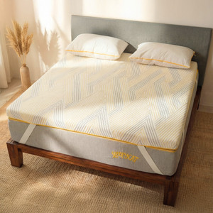 sleepycat 2 inch 508 cm king size latex breathable mattress topper