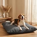 SleepyCat Original Dog Bed | Cozy &amp; Durable Shredded Foam Cushioning | Lightweight &amp; Portable | Scratch, Water &amp; Chew Resistant Fabric | Machine Washable Cover | (Grey, Extra Large,54 x 36 Inches)