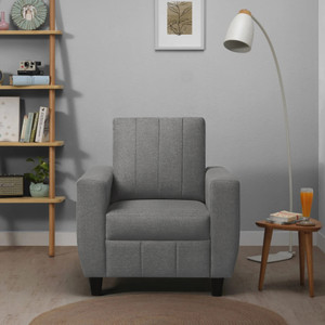sleepyhead bae designed by duroflex - premium with modern space-saving design fabric 1 seater  sofa