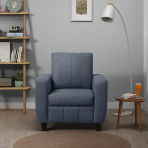 sleepyhead bae designed by duroflex - premium with modern space-saving design fabric 1 seater  sofa