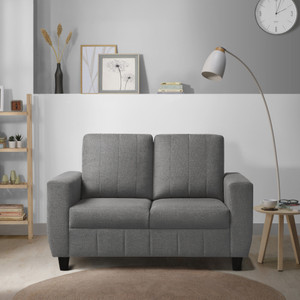 sleepyhead bae designed by duroflex - premium with modern space-saving design fabric 2 seater  sofa
