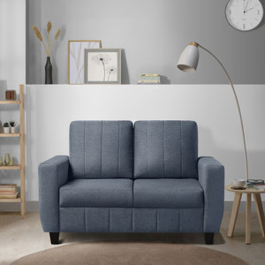 sleepyhead bae designed by duroflex - premium with modern space-saving design fabric 2 seater  sofa