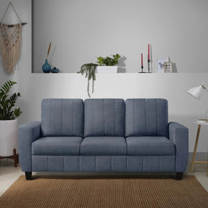 sleepyhead bae designed by duroflex - premium with modern space-saving design fabric 3 seater  sofa