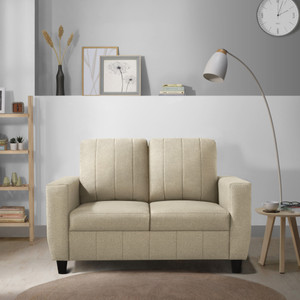 sleepyhead bae designed by duroflex - premium with modern space-saving design fabric 2 seater  sofa