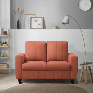 sleepyhead bae designed by duroflex - premium with modern space-saving design fabric 2 seater  sofa