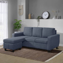 Sleepyhead Bae Designed by Duroflex - Premium with Modern Space-Saving Design Fabric 4 Seater  Sofa