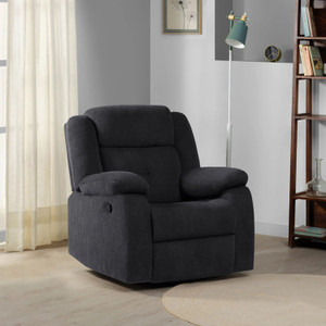 sleepyhead rx7 designed by duroflex - single seater rocking  revolving fabric manual rocker recliner