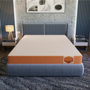 sleepyhug ortho spinex aircell series orthopedic 4 inch king high resilience hr foam mattress