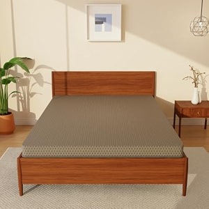 sleepyhug aircell ortho spinex essential 3 inch hr foam mattress  3 zones support 5 years warranty  back pain relief spine alignment  single bed size beige lxwxh -70x30x3 inch