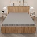 SleepyHug AirCell Ortho Spinex Essential 3 inch HR Foam Mattress | 3 Zones Support |5 Years Warranty | Back Pain Relief |Spine Alignment | Double Bed Size Grey (LxWxH -78x48x3 Inch)
