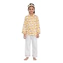 Sleepytots– Funkey Rabbits Cotton Kids Night Suit | Kids Night Dress | Night Suits for Kids | Baby Kids Night Suit | Cotton Night Suit for Kids Multicolour