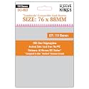 Sleeve Kings Standard Card Sleeves – 110 Count, Clear 60 Micron Thickness, Large Size (76 x 88 mm), Compatible with Zombicide &amp; More – SKU: SKS-8827