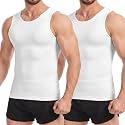Sleeveless Compression Shirt Men Slimming Body Shaper Vest Mens Compression Tank Top Undershirt Shapewear Tummy Control