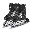 slenderopal Inline for Boys 10 to 14 Years Roller Skate Shoes black In-line Adults Size  6 UK - 9 UK