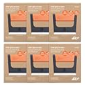 Slice 10501 Wide Scraper, Easy Clean, Ceramic Blade Lasts 11x as Long as Metal, Finger Friendly, Never Rusts, Safety Cap, Short Handle, 6 Pack