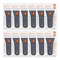 Slice 10591-CS Manual Utility Scraper, Locking Ceramic Blade, Rust Free, Finger Friendly, Soft-Touch Comfort Grips Reduce Strain, 12 Pack, Regular - Manual (Locks in Position) (10591-12)