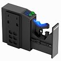 Slider Biometric Gun Safe for Handgun for Bedside 3 Ways Quick Access
